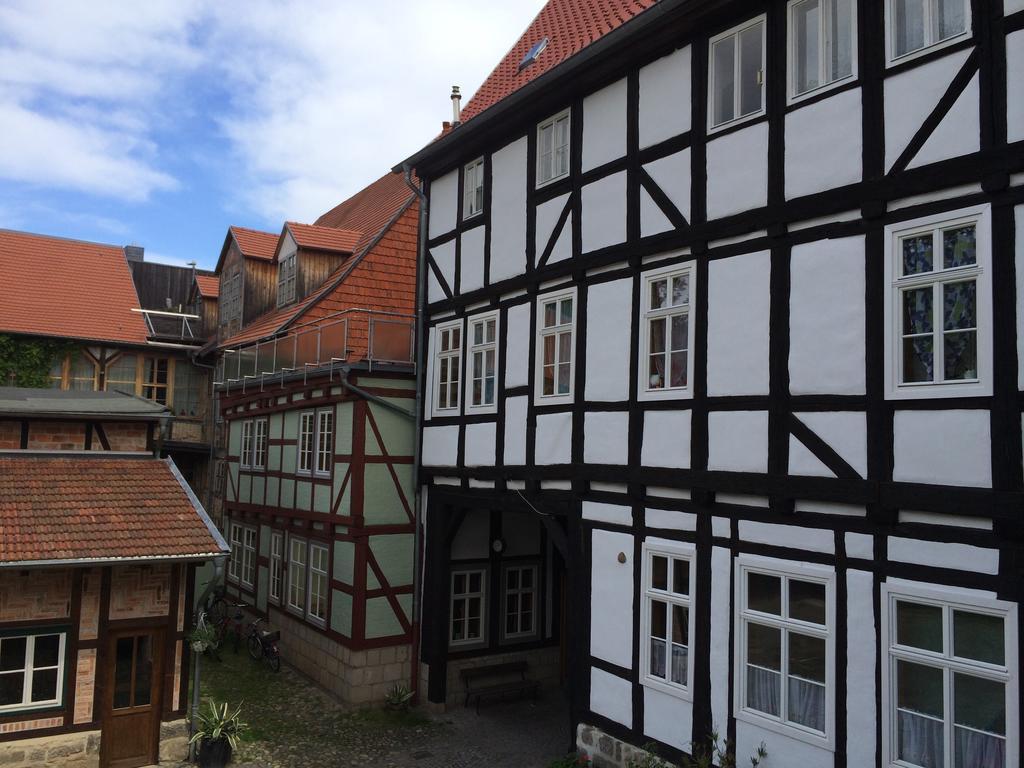 Ferienwohnung Quartier am Brunnen Quedlinburg Exterior foto