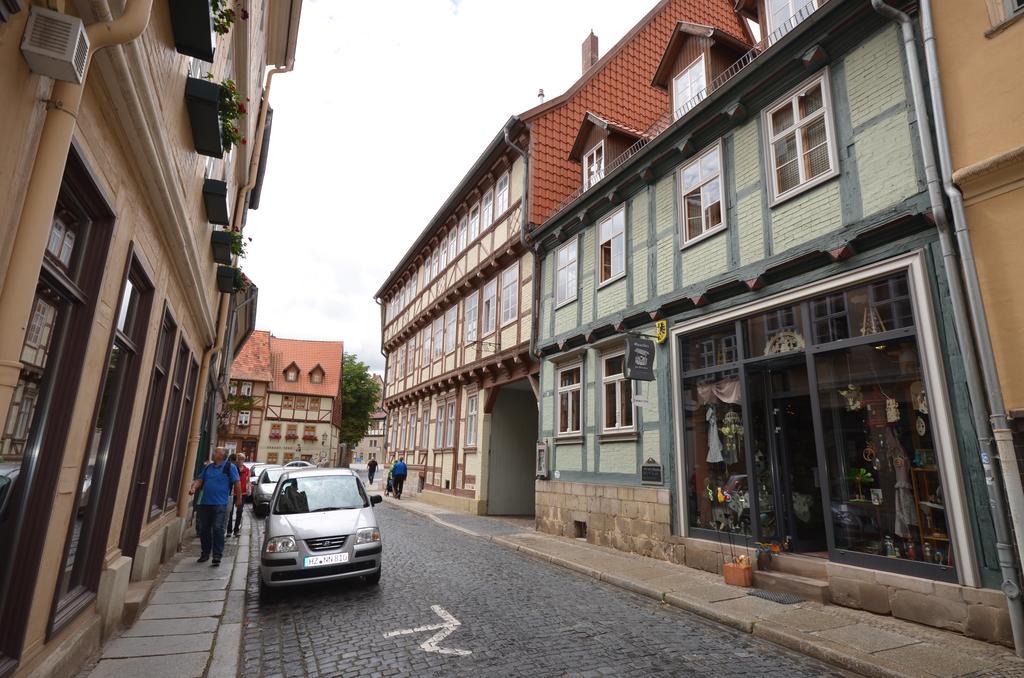 Ferienwohnung Quartier am Brunnen Quedlinburg Exterior foto