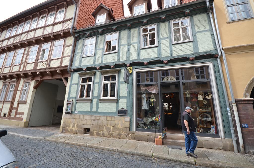 Ferienwohnung Quartier am Brunnen Quedlinburg Exterior foto