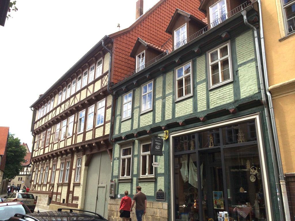 Ferienwohnung Quartier am Brunnen Quedlinburg Exterior foto