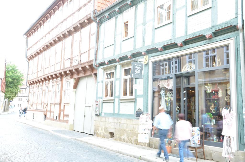 Ferienwohnung Quartier am Brunnen Quedlinburg Exterior foto