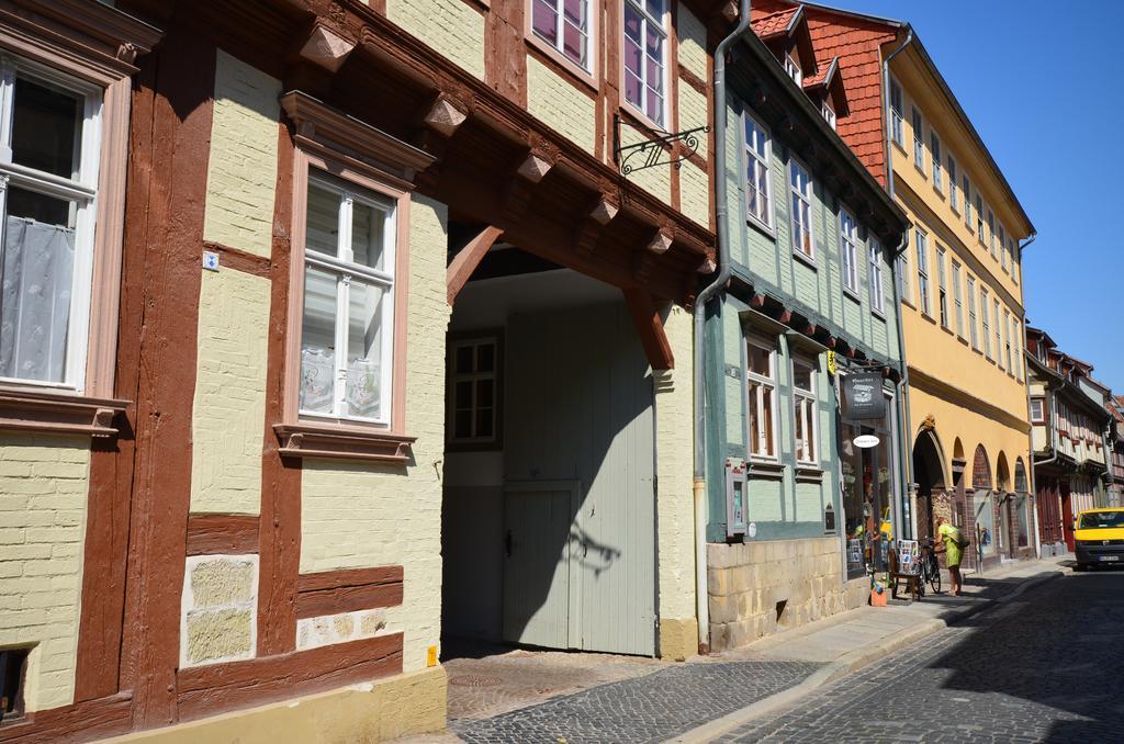 Ferienwohnung Quartier am Brunnen Quedlinburg Exterior foto