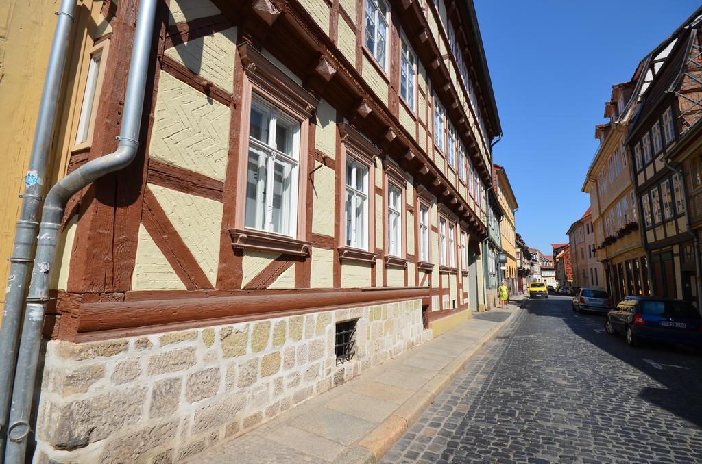 Ferienwohnung Quartier am Brunnen Quedlinburg Exterior foto