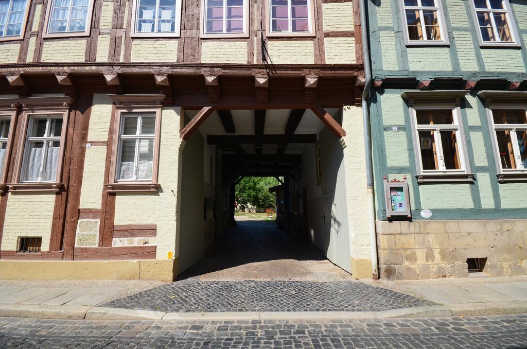 Ferienwohnung Quartier am Brunnen Quedlinburg Exterior foto