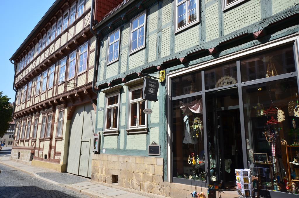 Ferienwohnung Quartier am Brunnen Quedlinburg Exterior foto