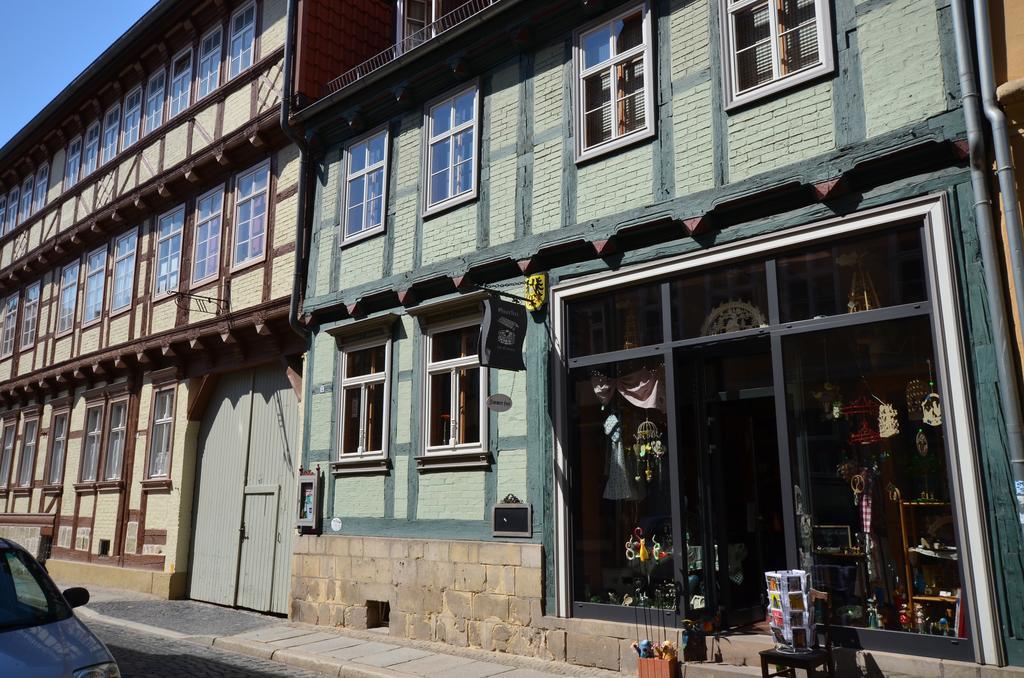 Ferienwohnung Quartier am Brunnen Quedlinburg Exterior foto