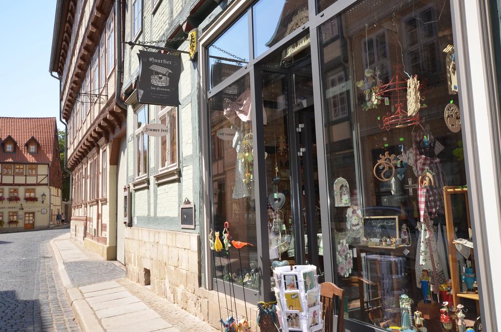 Ferienwohnung Quartier am Brunnen Quedlinburg Exterior foto